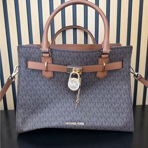 Michael Kors Brown Signature Satchel